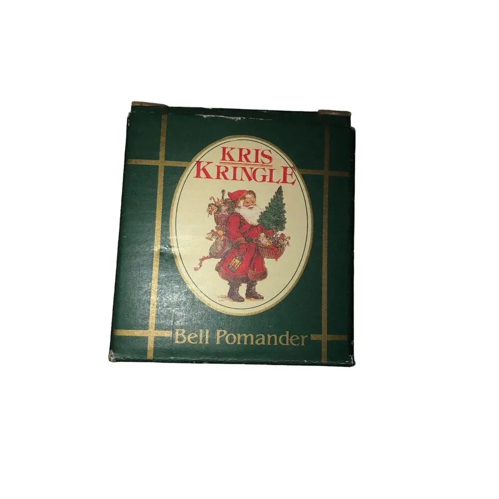 Potpourri Press Bell Pomander Kris Kringle Santa Ornament Sachet Air Freshener